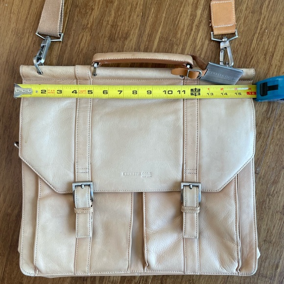 Kenneth Cole New York 'Just in Case' Leather Briefcase/Side Bag - Early 2000's - Picture 8 of 9